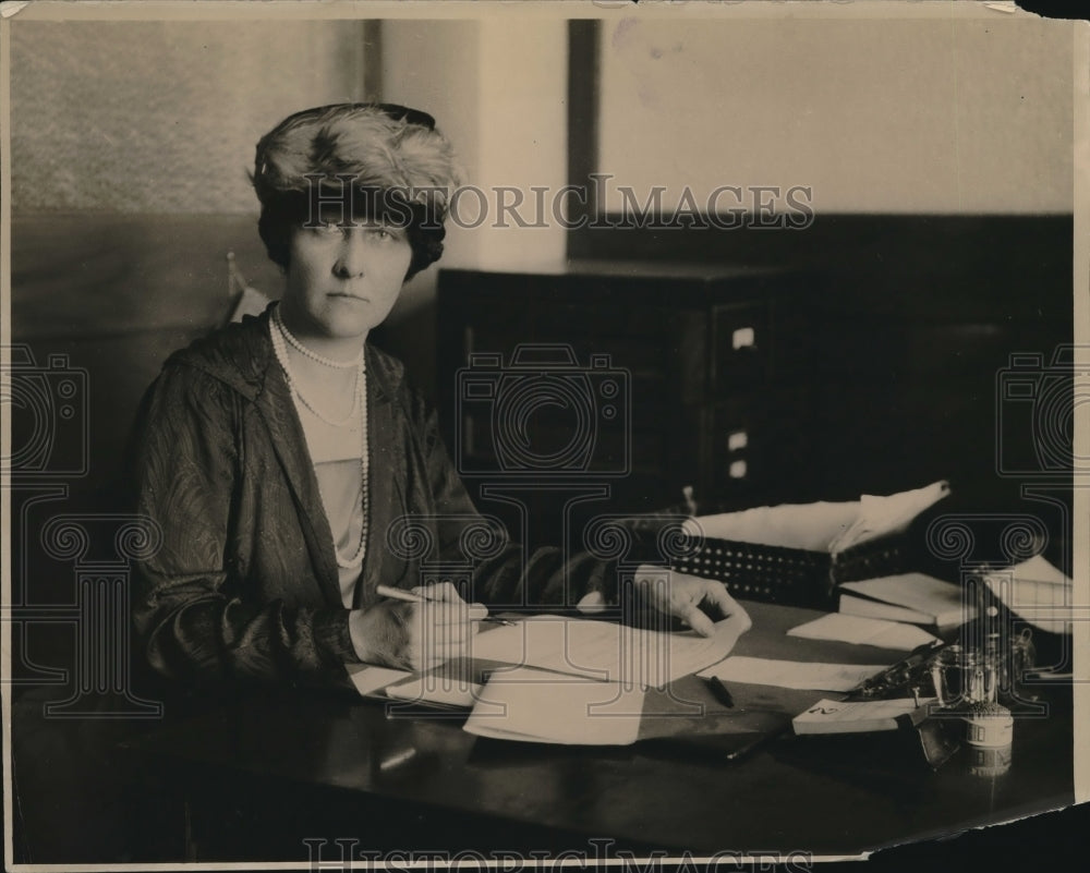 1920 Press Photo Mrs John Blair, Vice Chairman, Memphis Bureau - Historic Images