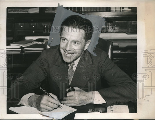 1940 Press Photo Samuel Pryor, Nat'l Chairman of the Committee on Arrangement - Historic Images