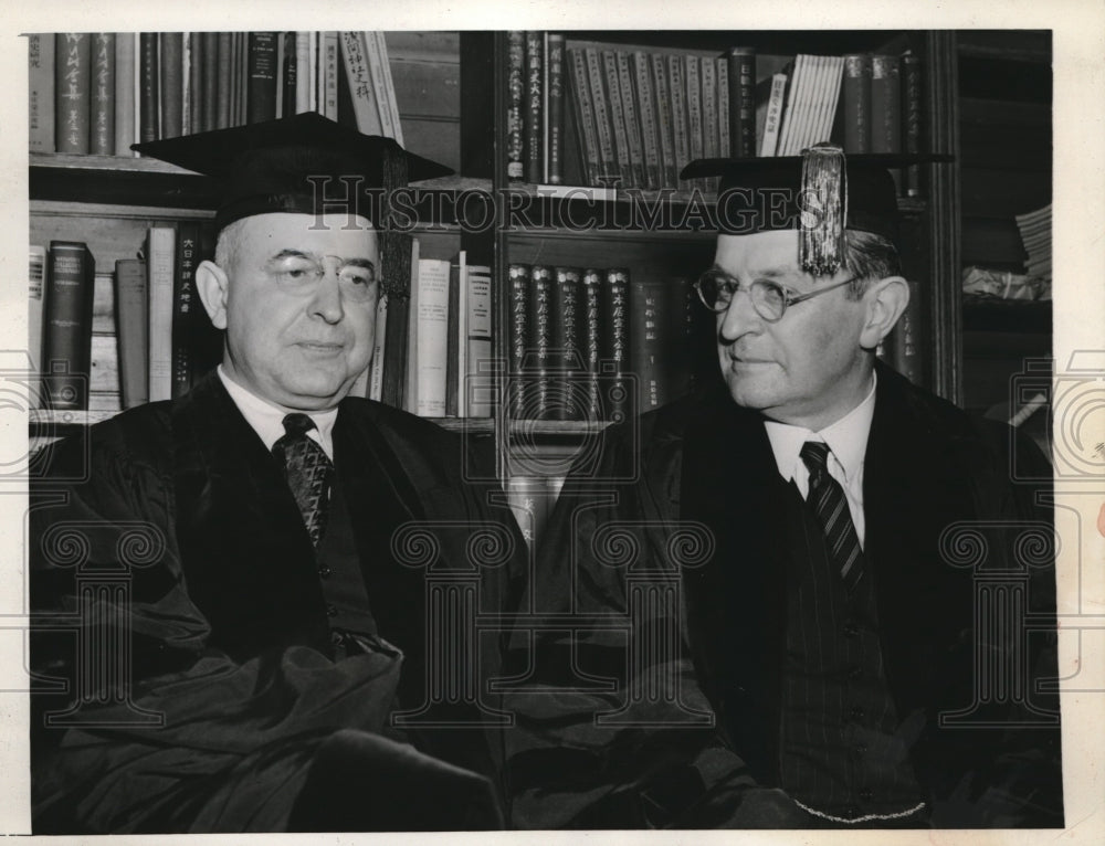 1940 Press Photo Supreme Court Justice Stanley Reed w/ Marquess Of Lothian - Historic Images