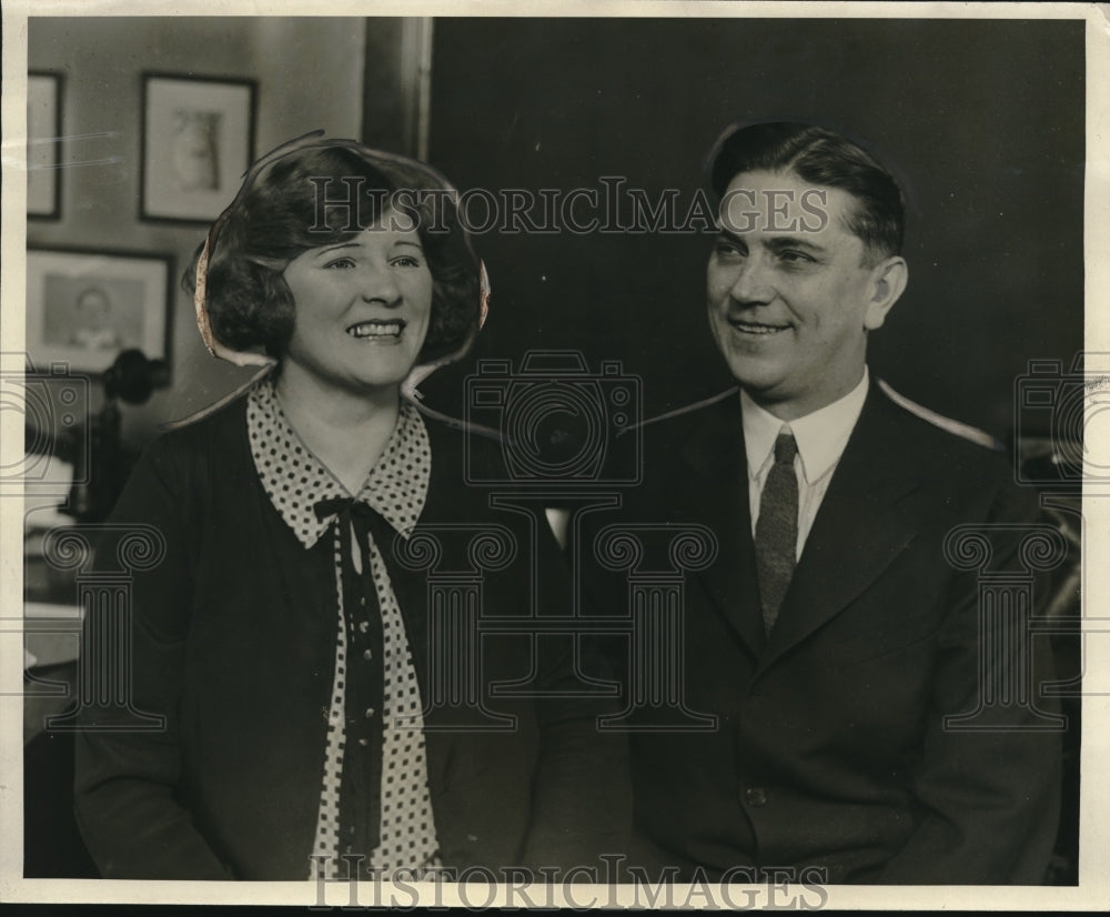 1922 Press Photo Dr Vernon Cooley &amp; Wife Bessie Cooley - Historic Images