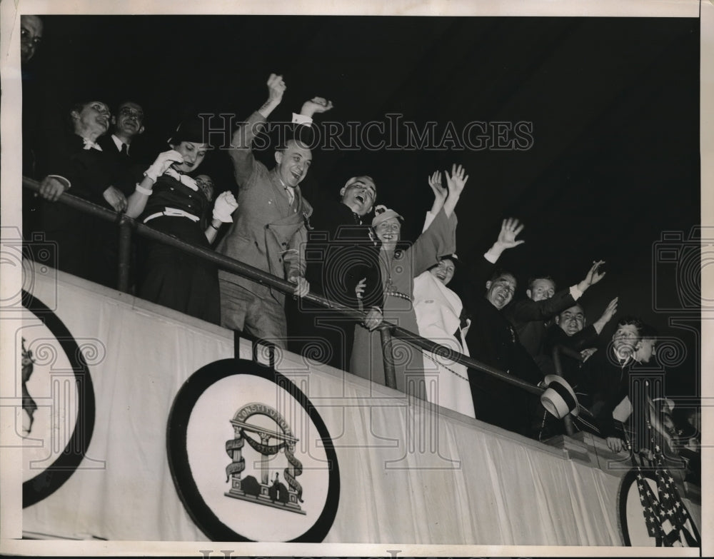 1936 Press Photo Sen Joseph T Robinson led Democratic National Convention - Historic Images