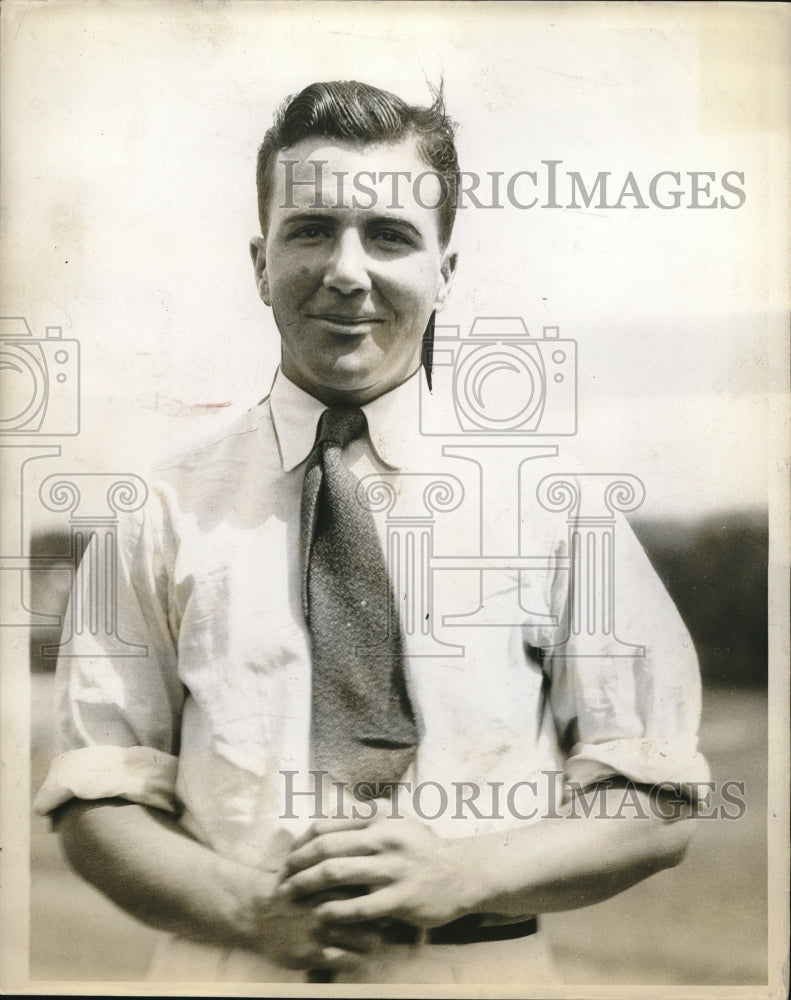 1930 Press Photo Sam Perry Southern Amateur Tennis Champion Looks Dapper In Suit-Historic Images