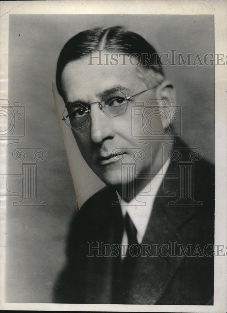 1935 Press Photo North Carolina Senator Bailey Church State Separation Advocate - Historic Images