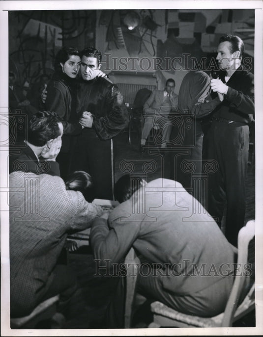 1952 Last Two Couples Tired at Italian Marathon Dance Competition - Historic Images
