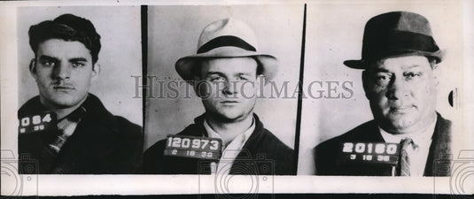 1938 Press Photo James McQuade, Harry Osborne & Edward Hayes found dead in cell - Historic Images