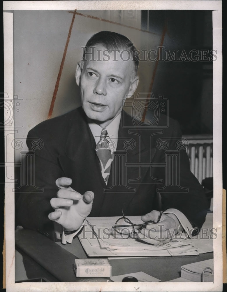 1949 Press Photo Walter Bedell Smith US Ambassador to Russia in Washington DC-Historic Images