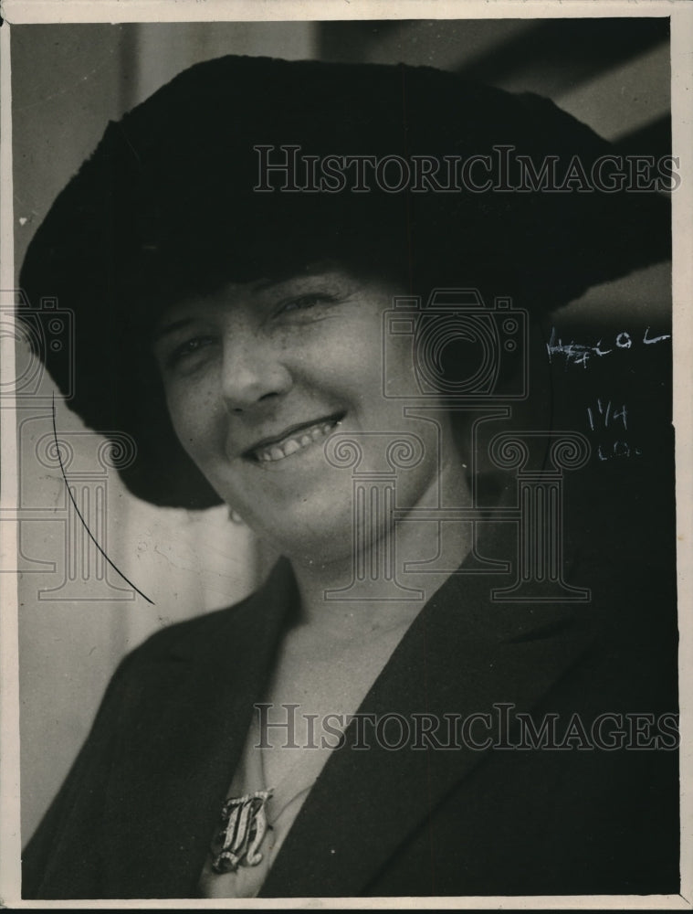 1926 Press Photo Mrs. Kinny Hunter - Historic Images