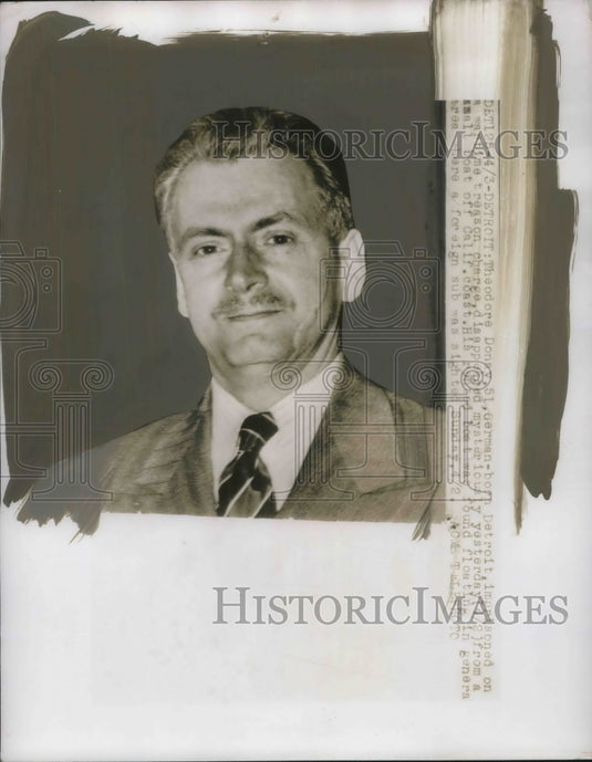 1950 Press Photo former treason convict Theodore Donay mysteriously disappears - Historic Images