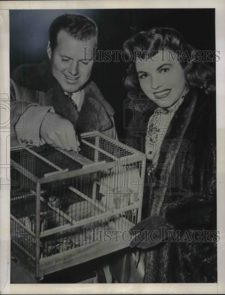 1948 Press Photo Millionaire Sportsman Alexis Thompson Marries - Historic Images