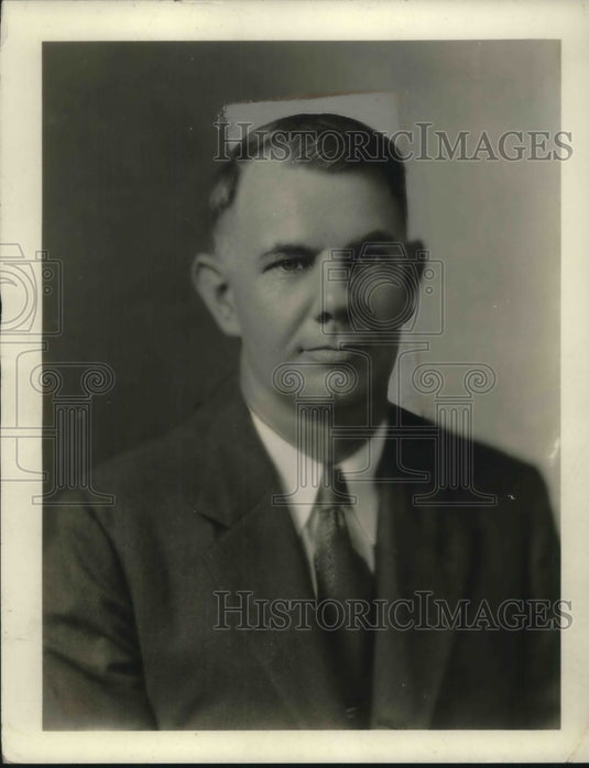 1933 Press Photo Fred McWave Republican Candidate for Governor of Virginia - Historic Images