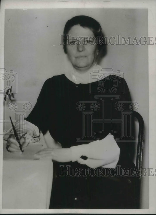 1935 Charl O. Williams, President of Women's Clubs - Historic Images