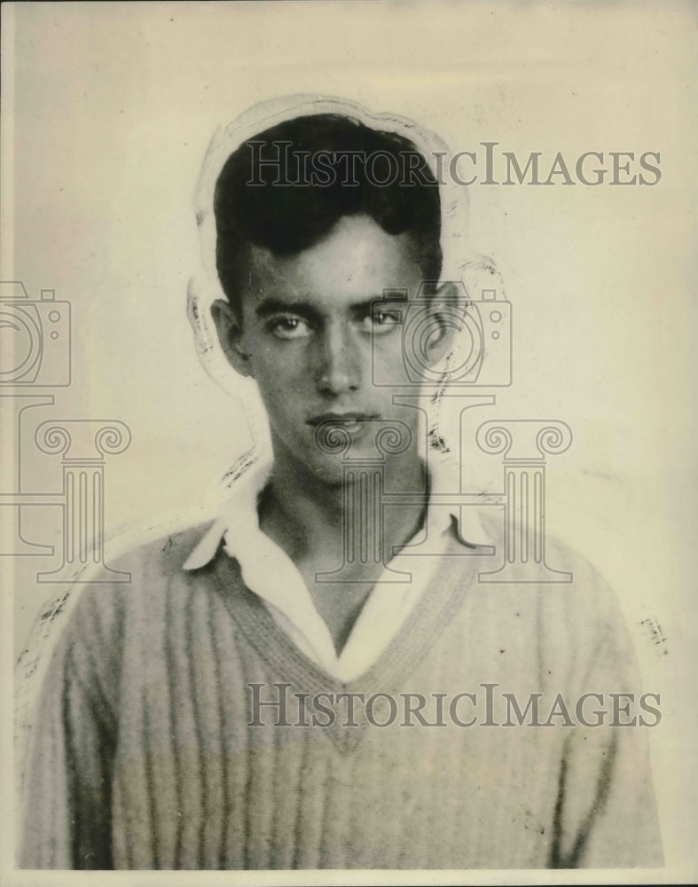 1927 Press Photo Harry Houff English novelist  wrote under name William Cooper - Historic Images