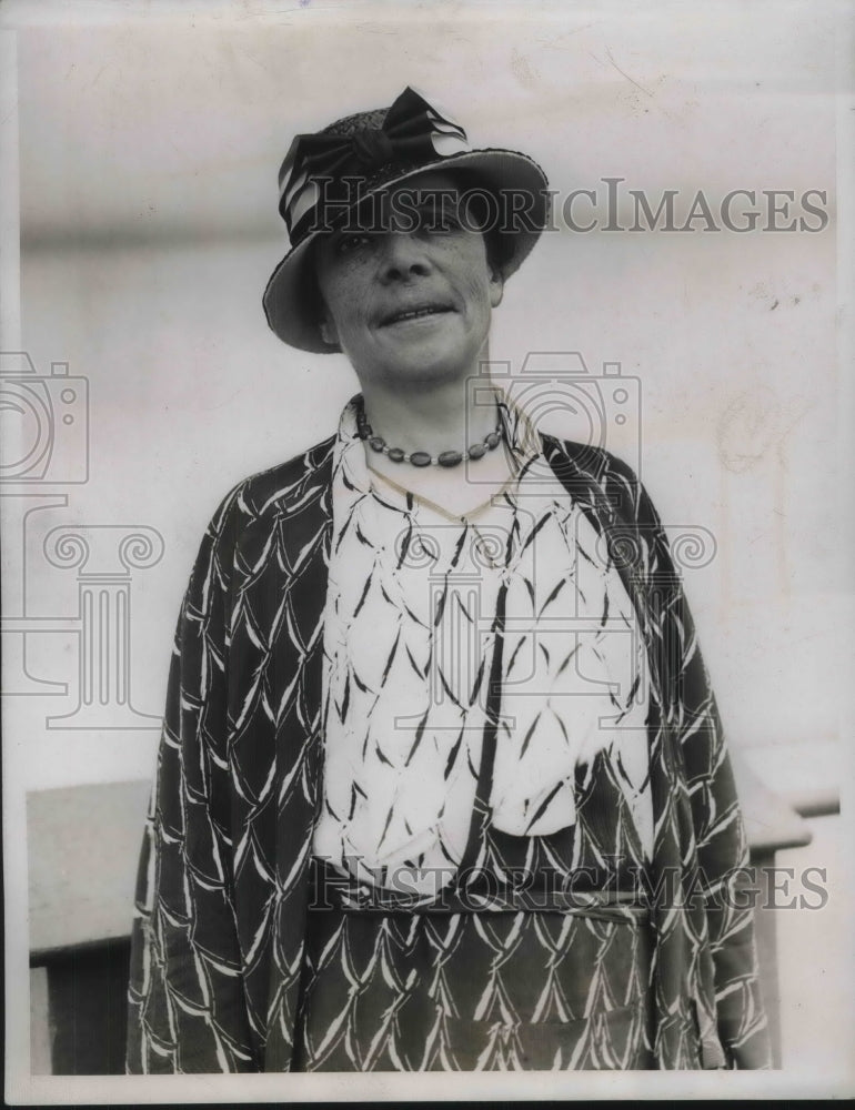 1934 Press Photo Virginia Gildersleeve Dean Barnard College in New York - Historic Images