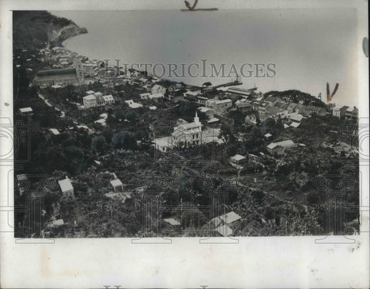 1941 View of Saint Pierre Renaissant French Possession Martinque - Historic Images