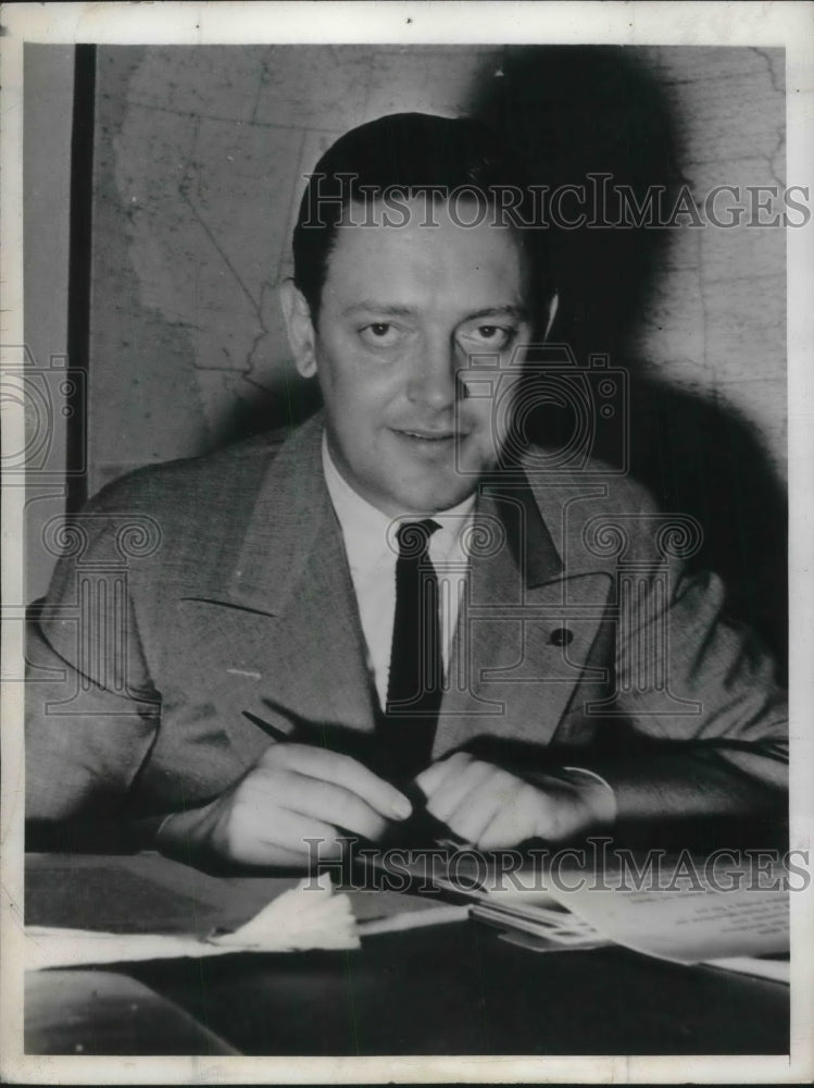 1942 Press Photo Paul Porter, Deputy OPA Administrator - Historic Images