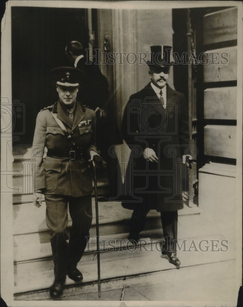 1918 Press Photo Prince of Wales visits American Club in London - Historic Images