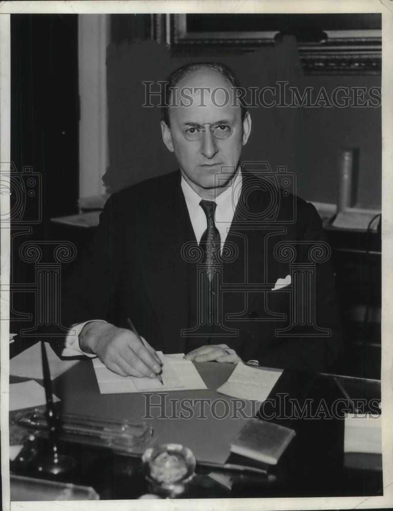 1934 Henry L. Morgenthau Jr. Appointed Secretary of Treasury - Historic Images