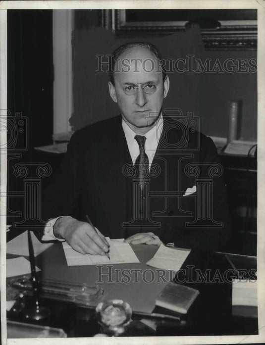 1934 Henry L. Morgenthau Jr. Appointed Secretary of Treasury - Historic Images