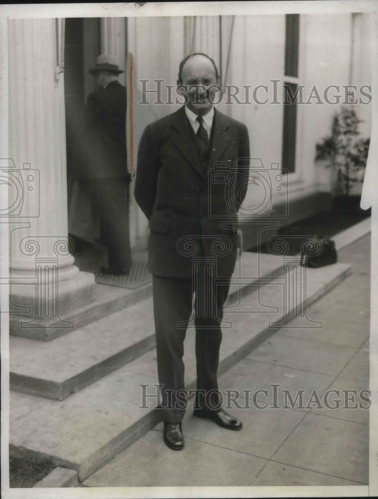 1933 Press Photo Henry Morganthau Jr., Gov. of New Farm Administration Bureau - Historic Images