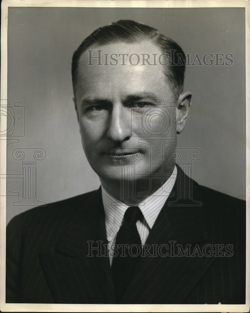 1945 Press Photo Walter Evans Vp Westinghouse Electric Corp - Historic Images