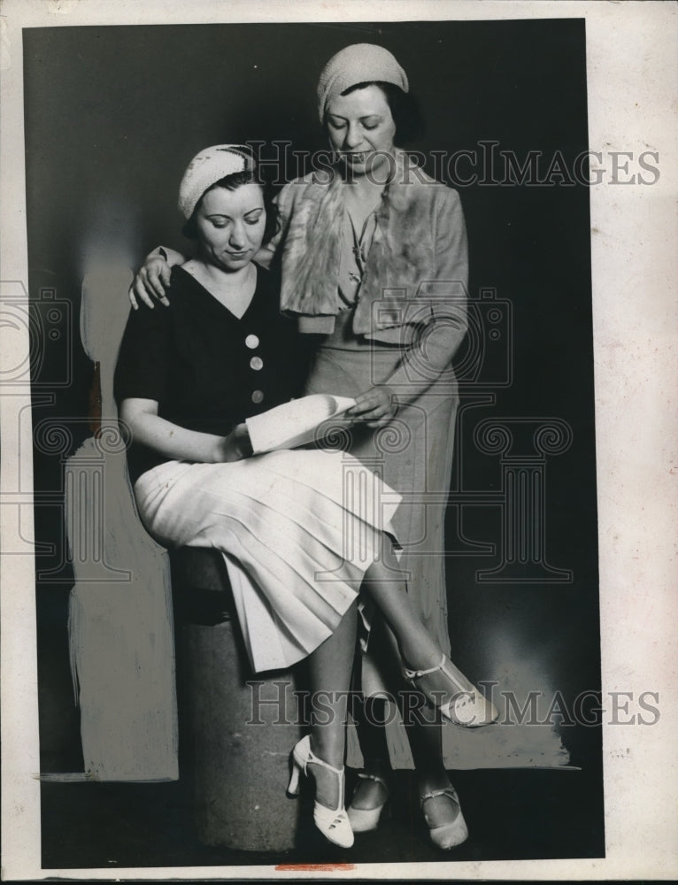 1932 Ruth Epstein Marie Livington&#39;s Co Authors - Historic Images