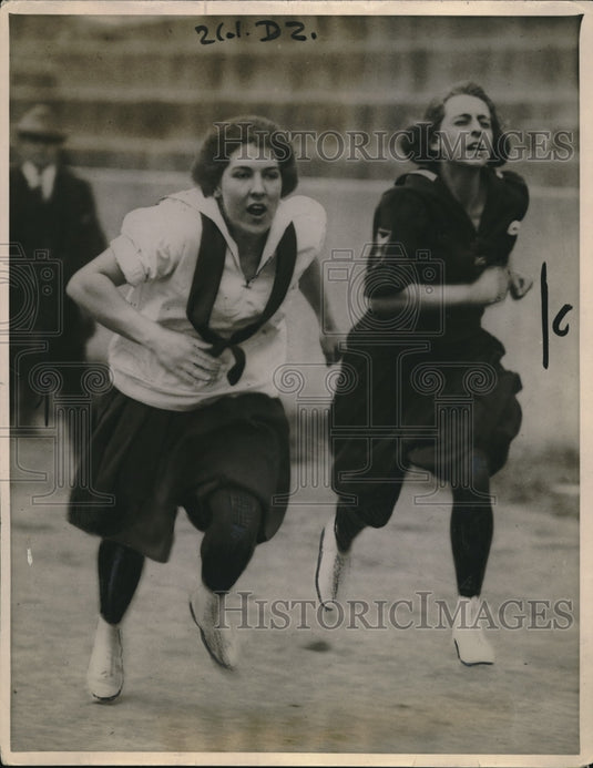 1921 Peggy Goerth Co Ed Field Day Syracuse Helen Wood - Historic Images
