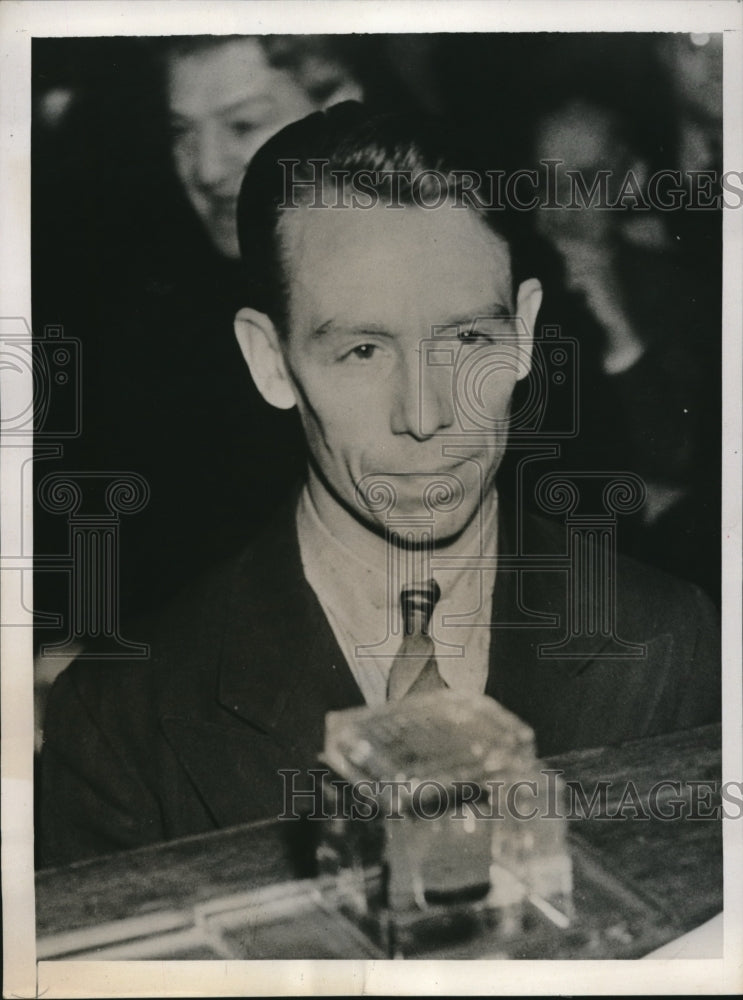 1938 Press Photo William Coburn Central police Station-Historic Images