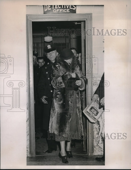 1936 Press Photo Mrs. Anna Scanlon, sister of Mildred McCabe who was murdered - Historic Images