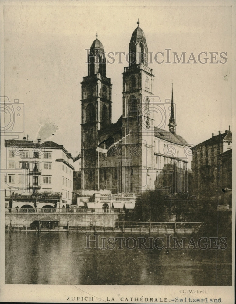 1919 La Cathedrale, Zurich, Switzerland - Historic Images