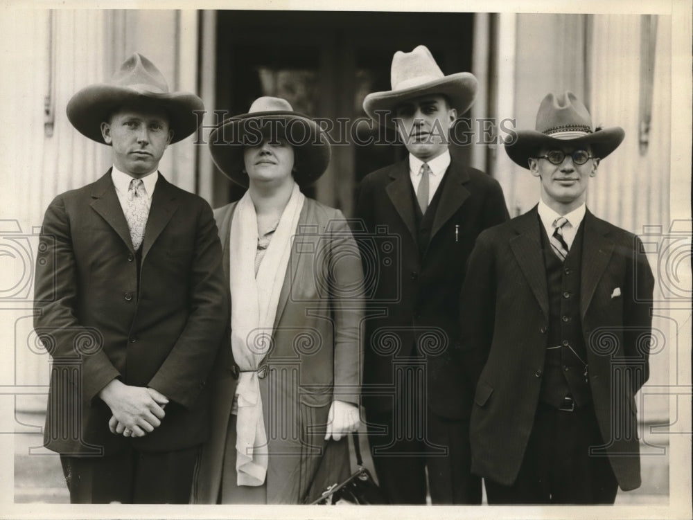 1926 Press Photo Members of the glee club of the University of Wyoming - Historic Images