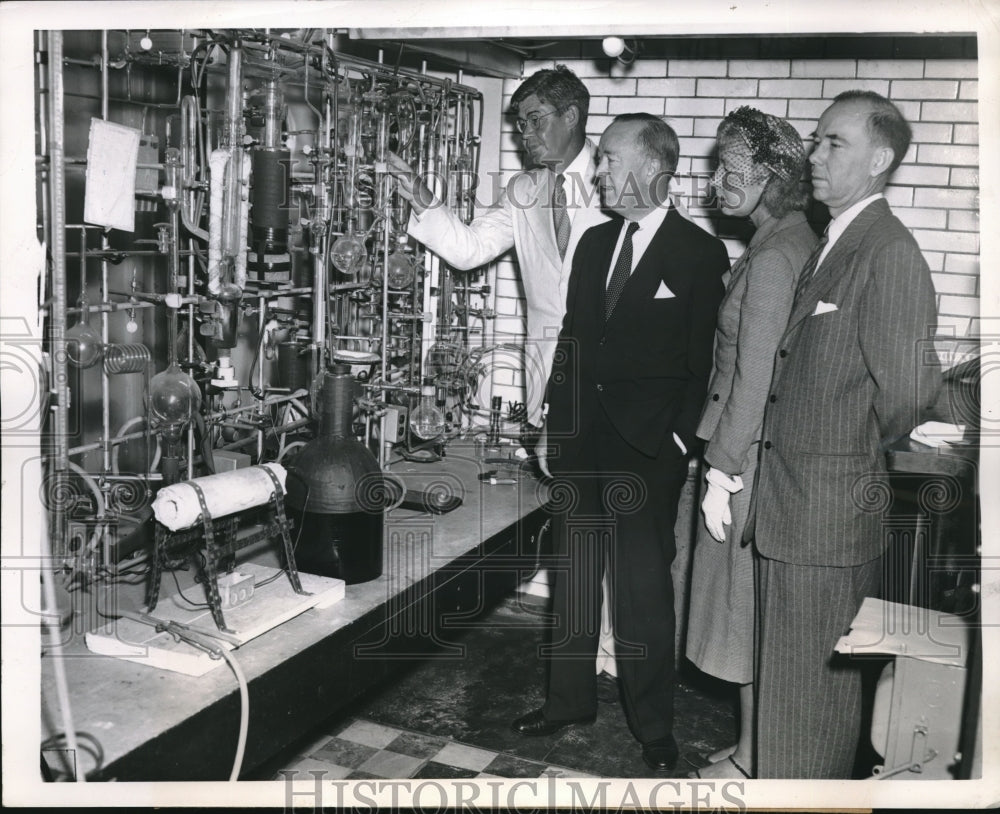 1951 Press Photo Scene from Columbia University&#39;s Lamont Geological Observatory - Historic Images