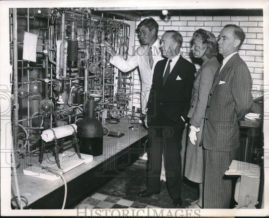 1951 Press Photo Scene from Columbia University's Lamont Geological Observatory - Historic Images