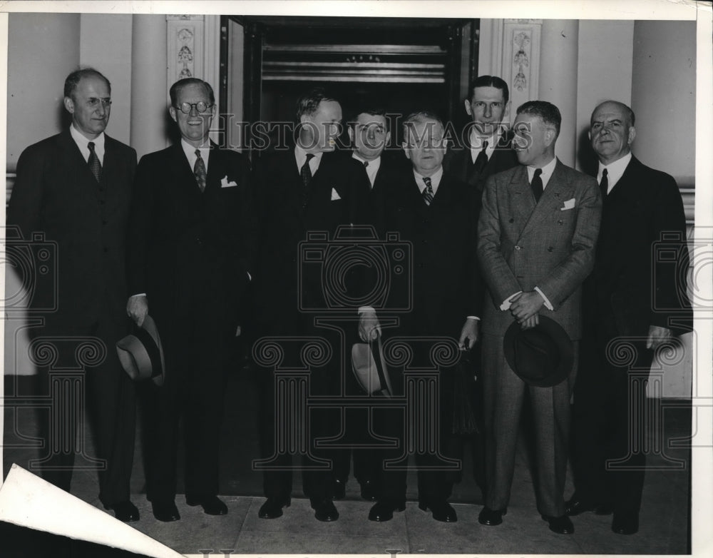 1935 Press Photo New Directors of Works Project named by Pres Roosevelt - Historic Images