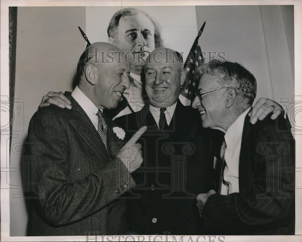 1936 Press Photo W Forbes Morgan, Sec of National Democratic Committee - Historic Images