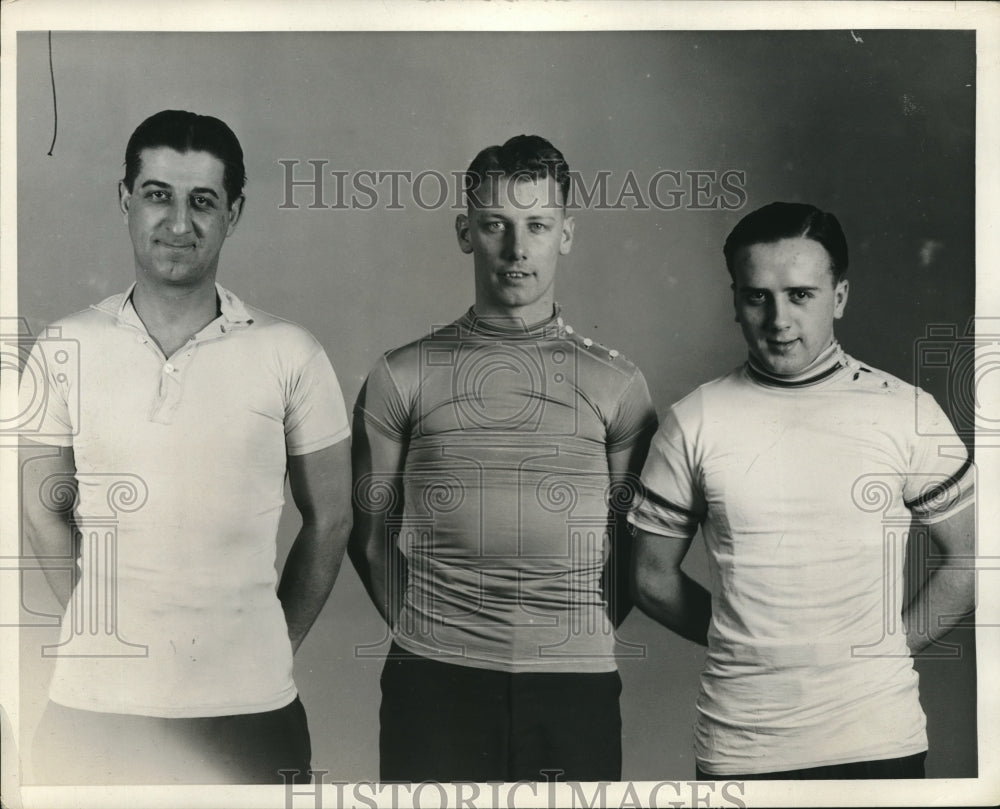 1933 Press Photo Bob Christian Harvey Black Rudy Eisenberg - Historic Images