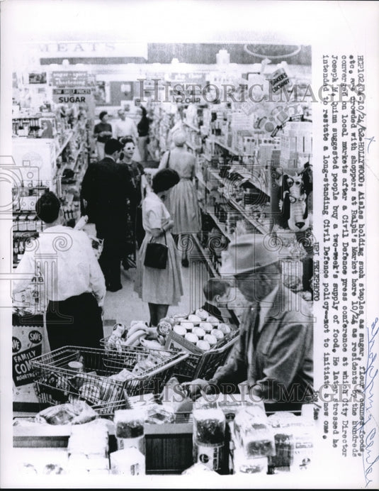 1962 Press Photo Ralph's Market in Hollywood - Historic Images