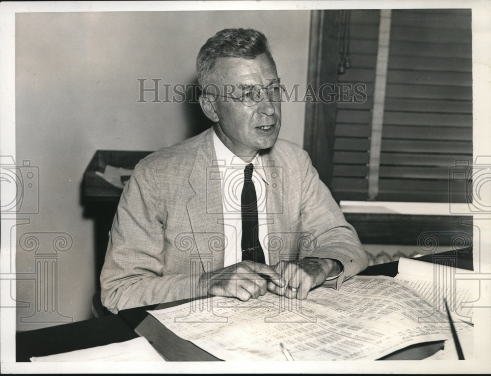 1937 Chief of Division of Watershed And Conservation Austin Patrick - Historic Images