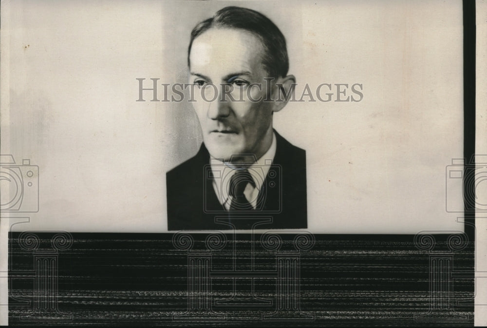 1959 Press Photo Portrait Of Czech Chemist Jaroslav Heyrovsky Nobel Prize Winner - Historic Images