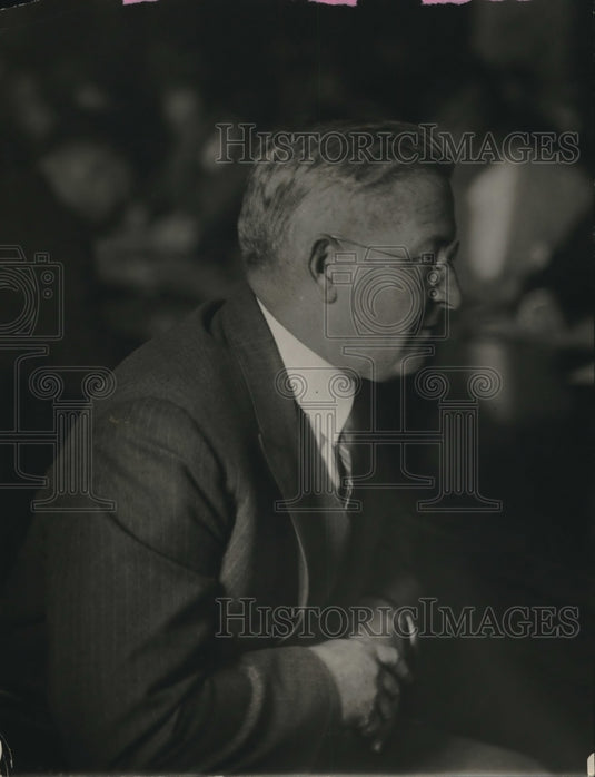 1924 Press Photo Nathan Folwell, Treas of the Manufacturing Club of Philadelphia - Historic Images