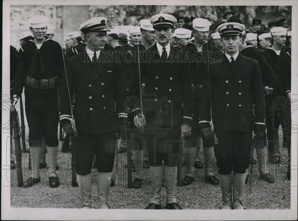 1930 Lt Nyguist, Ensign Sledge &amp; Ensign Kats - Historic Images