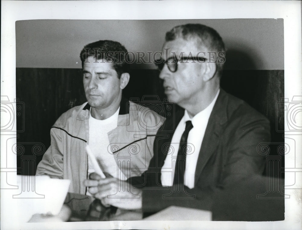 1961 Press Photo Earl Spector in Court - Historic Images