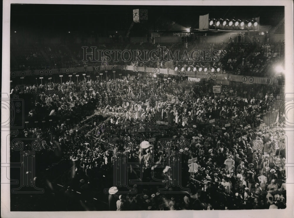 1936 Press Photo Opening Democratic Convention at Convention Hall Philadelphia - Historic Images