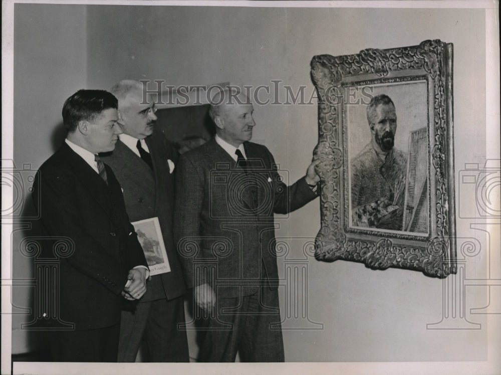1936 Press Photo Netherlands Minister Jonkeer H.M. Van Haersma De With In U.S. - Historic Images