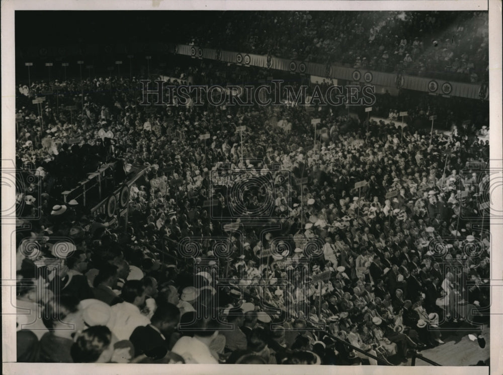 1934 Press Photo Democratic National Convention in Philadelphia - Historic Images