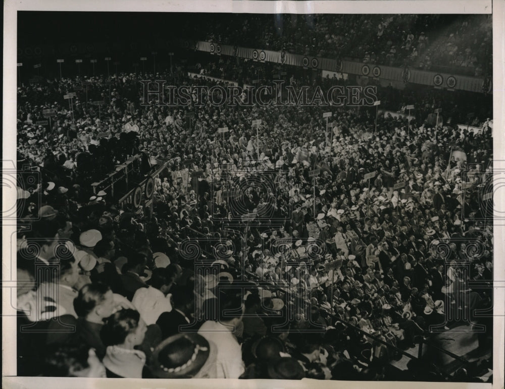 1936 Press Photo Balcony View of  Democratic National Convention Philadelphia - Historic Images