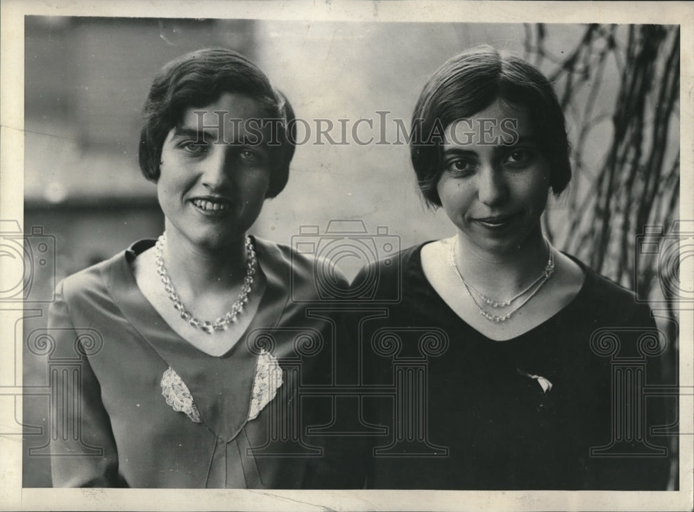 1930 Geraldine Free &amp; Edith Brookhart George Washington University - Historic Images