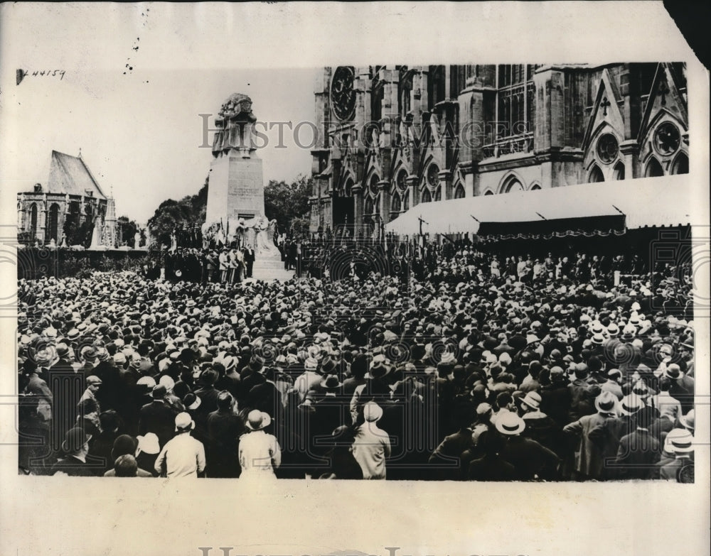1927 French Premier Poincare King Albert Of Belgium - Historic Images