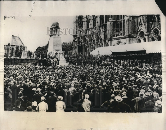 1927 French Premier Poincare King Albert Of Belgium - Historic Images