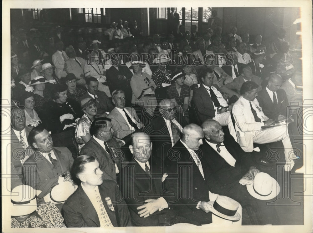 1936 Press Photo Democratic National Committee in Session Philadelphia - Historic Images