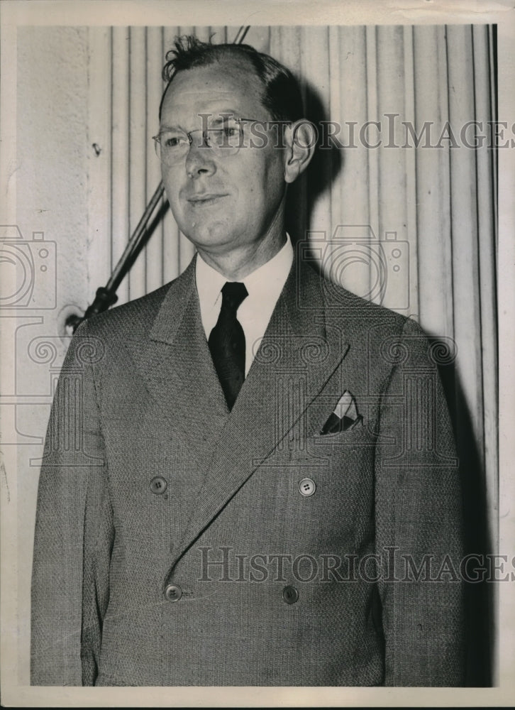 1939 Press Photo James Fly a member of the FCC under F. Roosevelt - Historic Images